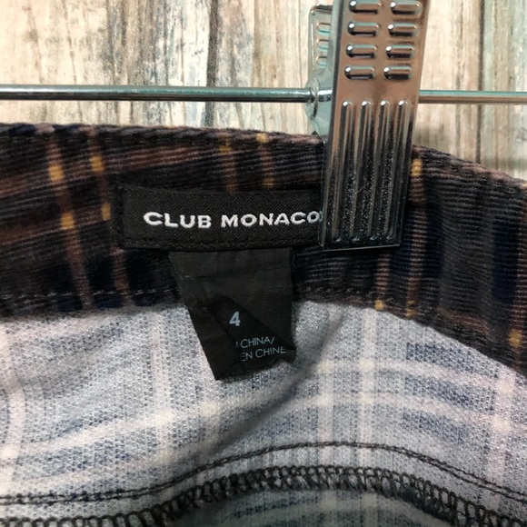 Club Monaco Plaid Trowsers - Picture 3 of 6
